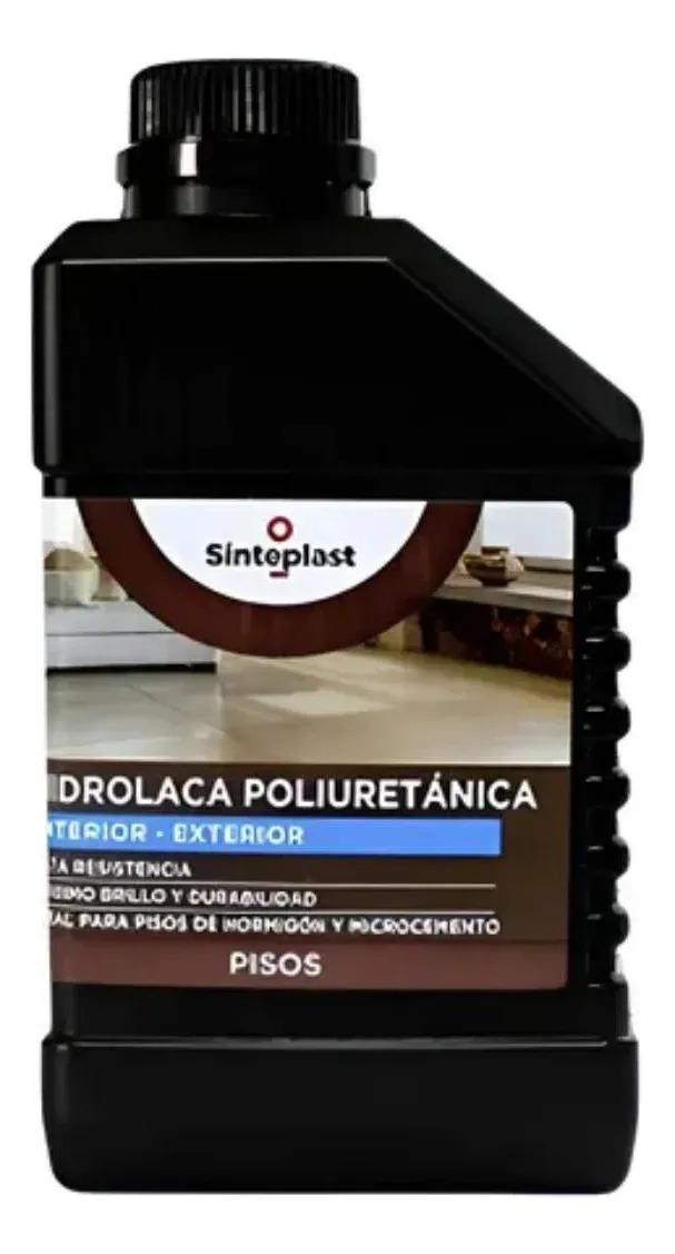 Recufloor Hidrolaca Laca Poliuretánica 1lt Sinteplast - Acabado Brillante Color Transparente