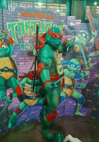 Presencia De Tortuga Ninja Rafael 