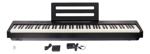 Piano Portátil Nux Npk-10 Negro Kit Con Parante Y Pedal