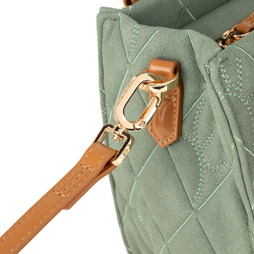 Bolsa Tote Cloe Janrami Chico Color Verde