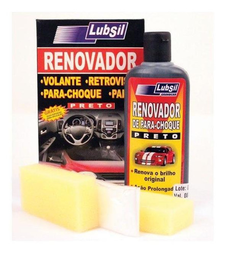 Renovador De Parachoque Preto 165ml