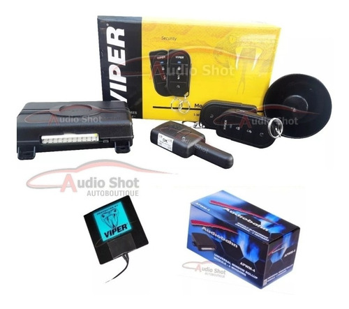 Alarma Viper 3106v + Led Viper + Interfaz Para 4 Vidrios