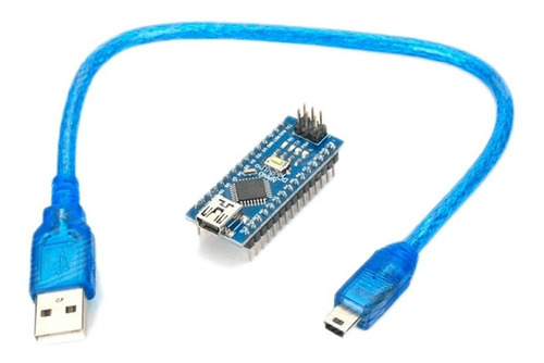 Tarjeta Nano V3.0 Atmega 328 + Cable Compatible Con Arduino