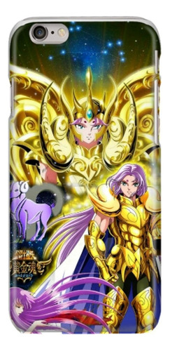 Funda Celular Mu Aries Caballeros Zodiaco Dorado Toda Marca