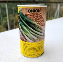 Comprar Semilla || Cebollin\u002Fcebolla Larga Bonanza (lata 100gr.)
