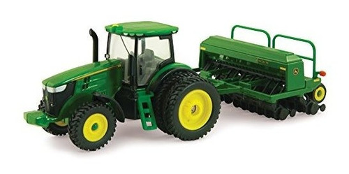 Tractor Con Taladro De Grano Escala 1:64 John Deere