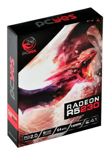 Imagem 4 de 5 de Gpu R5 230 2gb Ddr3 64 Bits Low Profile - Pjr230rlp