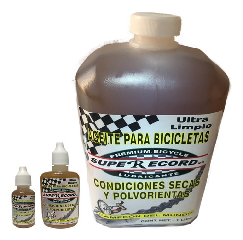 Aceite Para Cadena De Bicicleta - Ultra Limpio; Garrafa