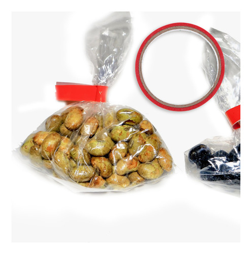 10 Piezas Cinta Adhesiva De Sellado De Bolsas Para Embala .