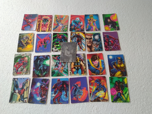 Lote De 25 Tarjetas Pepsi Cards Colección Marvel 1995