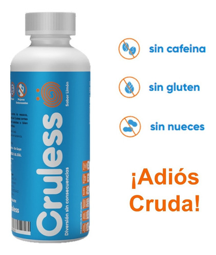 Cruless Bebida 100% Natural Anti Cruda Resaca Hangover