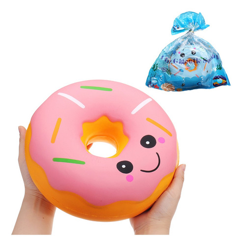 Squishy De Rosquilla Enorme Jumbo 25*25*10cm Suave Subida Le