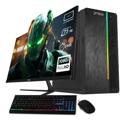 Xtreme Pc Gaming Computadora Intel Core I5 12400 16gb Ssd 500gb M...