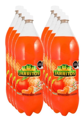 Refresco Mandarina Jarritos 2 Lt 8pack