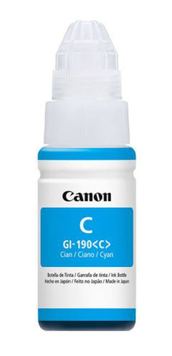 Botella De Tinta Gi-190 Cyan Para Impresora Canon Canon