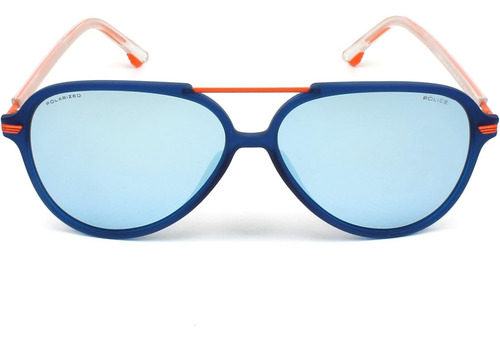 Gafas De Sol Police Drop 2 (spl-582 Z80x) Azul Transparente