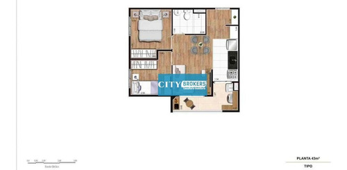 Imagem 12 de 15 de Apartamento Com 2 Dormitórios À Venda, 43 M² Por R$ 278.900 - Vila Endres - Guarulho - Sp32