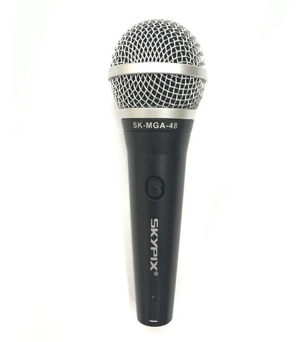 Microfone Vocal Cardióde Sk-mga48 Dinâmico C/ Cabo - Skypix