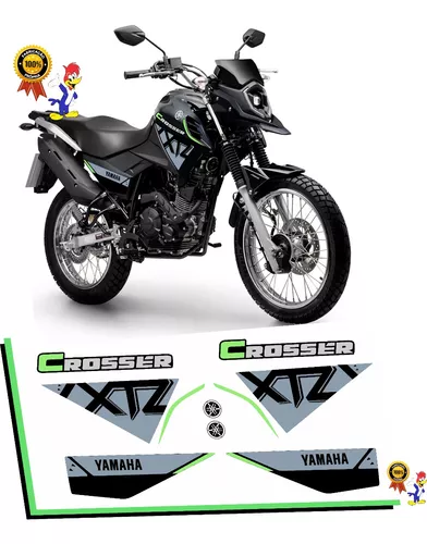 Kit Adesivos Faixa Moto Yamaha Xtz Crosser 150 2022 Emblema