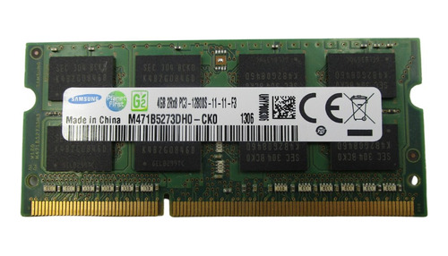 Memoria Ram Samsung 4gb 2rx8 Ddr3 Pc3-12800s-11-11-f3 1600hz