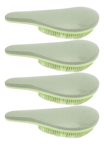 Cepillo Desenredante Para El Cabello, 4 Piezas, Peine Compac