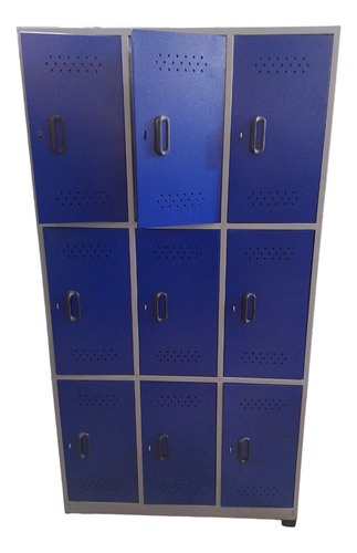 Locker Metalico 9 Puestos 