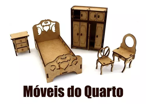 Casa Casinha De Boneca Barbie 35 Moveis + Parquinho Mdf Novo