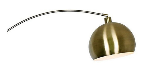Imagen 2 de 3 de Lámpara Pie 1l E27 Gold Mármol Luz Lamparilla Farol Enviogra