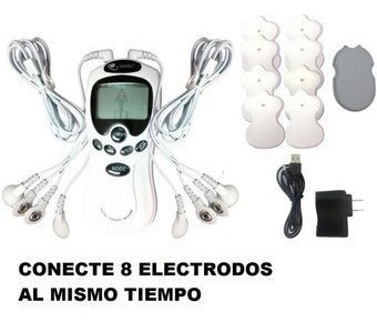 Equipo Gimansia Masajeador Terapia Pasiva Digital 8 Electrod