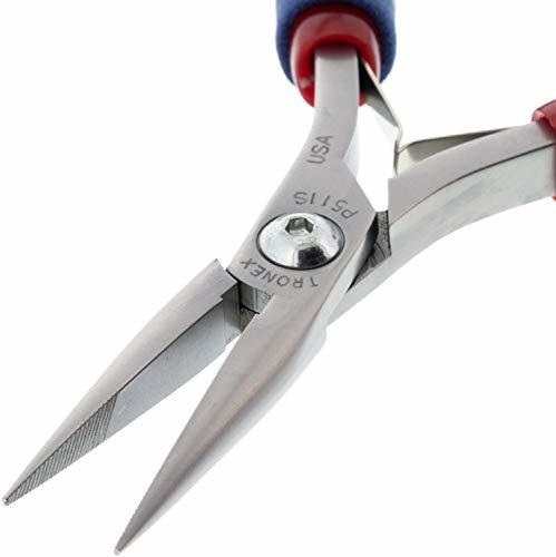 Pliers Tronex Chain Nose Long Smooth Jaw With Serrated Tip (