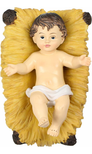 Pesebre De Niño Jesús Belén Figuras De Resina Juegos...