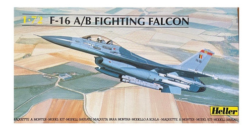Avion A Escala F-16 A/b Fighting Falcon. Heller