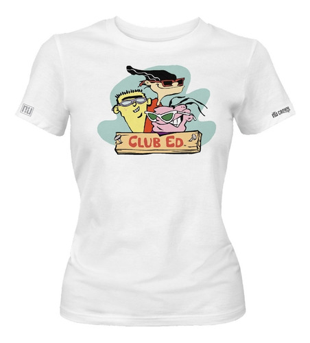 Camiseta Ed Edd Y Eddy Club Ed Póster Serie Dama Mujer Idk