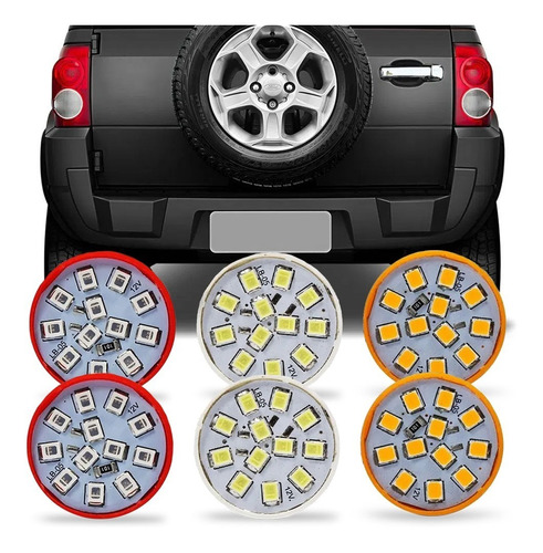 Kit 6 Lampada Led Para Lanterna Ecosport 2008 09 10 11 2012