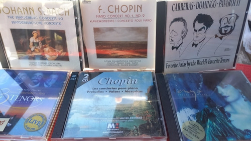 Cds Chopin Bach Los 3 Tenores Y Enya