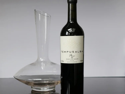 Imagen 3 de 4 de Vino Tempus Alba Pleno Reserva Del Enologo 750 Ml