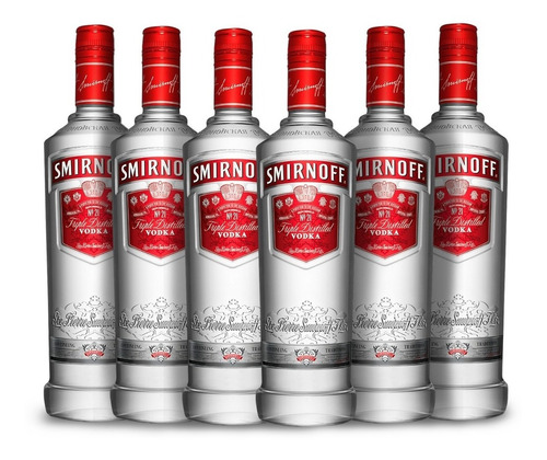 Vodka Smirnoff Red 6x 600ml