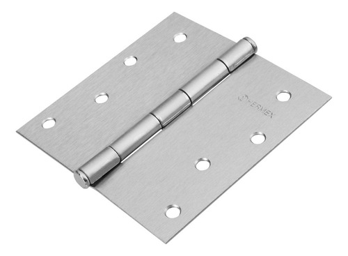 Bisagra Cuadrada 4in Cromo Mate Cabeza Plana Basic