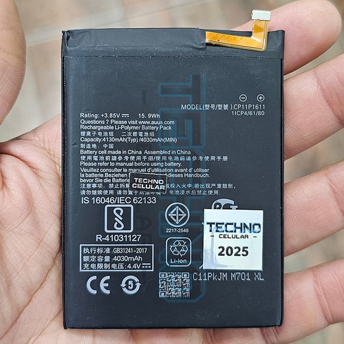Bata Para Asus Zenfone 3 Max Zc520tl X008d C11p1611 4130mah