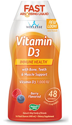 Forma De La Naturaleza Vitamina D3 Líquido, Salud Pxgml