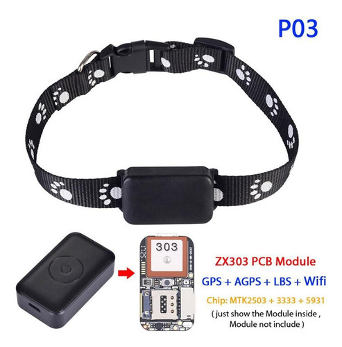 Rastreador Gps Impermeable For Mascotas