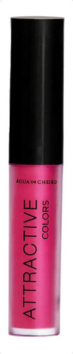 Gloss Labial Attractive Colors Rosa Descolada 4ml Acabamento Alto brilho textura confortável cobertura leve não fica pegajoso não escorre