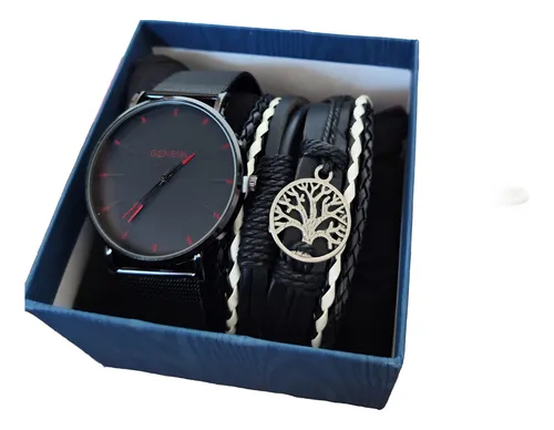 Set Reloj Hombre Vintage / Accesorios / Caja Regalo
