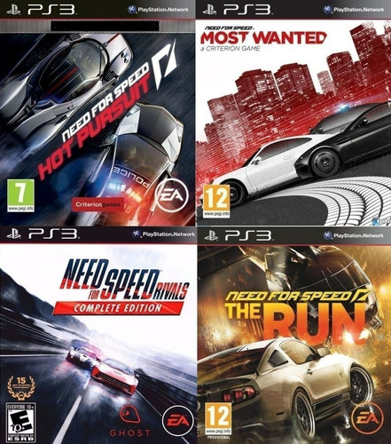 Need For Speed Collection ~ Videojuego Ps3 Español 