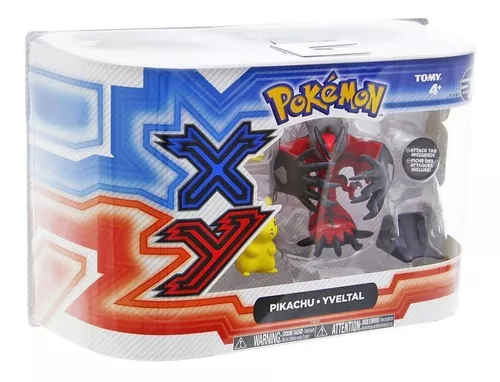 Bonecos Pokémon Xy Pikachu & Yveltal - Tomy