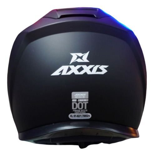Casco Abatible Axxis Gecko Negro Mate