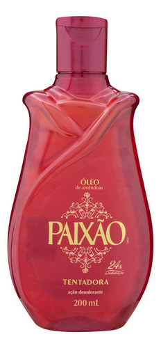 Aceite para cuerpo Paixão Tentadora Ameixa Rubi Desodorante en frasco de 200mL/200g tentación