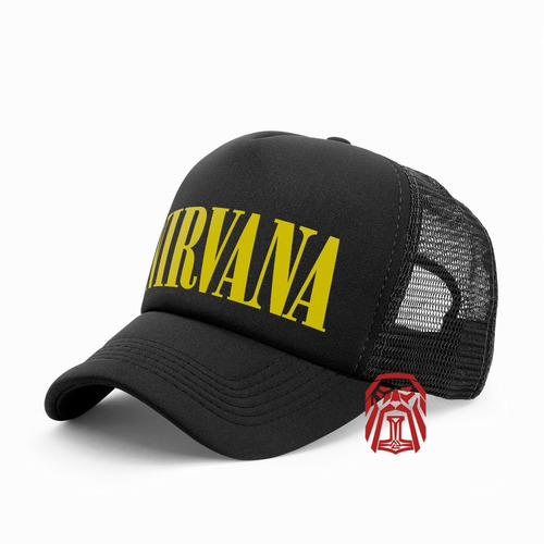 Gorra Trucker  Personalizada Motivo Banda Nirvana