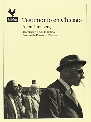 Libro Testimonio En Chicago  De Ginsberg Allen