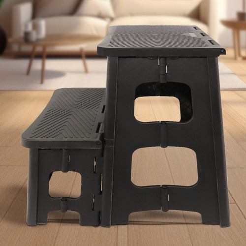 Taburete De 2 Escalones Taburete Plegable Multiusos Ligero